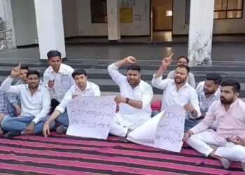 Malkit Gaidu से 6 घंटे से चल रही पूछताछ: ED कार्यालय के बाहर कांग्रेसी कर रहे प्रदर्शन, बीजेपी दफ्तर की जांच की मांग